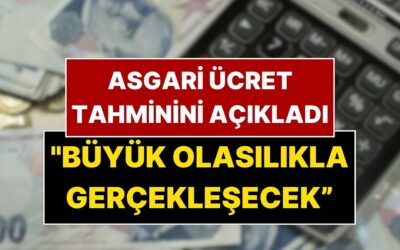 Geçen Sene Zam Oranını Bilmişti! 2026 Asgari Ücret İçin Canlı Yayında Rakam Verdi