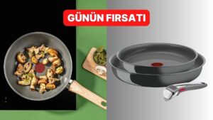Günün Fırsatı: Mutfakların Yeni Gözdesi Tefal Ingenio Ceramic Renew Tava Seti İndirimde!