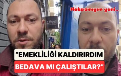 Bir Vatandaş Emeklilikle İlgili Dahiyene Fikrini Paylaştı: &quot;Emekliliği Kaldırırım, Bedava mı Çalıştılar?&quot;