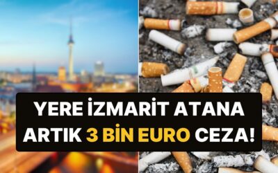 Türklerin En Çok Yaşadığı Avrupa Ülkesinde Yeni Cezalar: Yere İzmarit ve Meyve Kabuğu Atan Yandı!