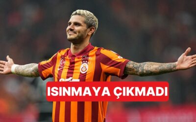 Galatasaray-Beşiktaş Derbisinde Yedek Kalan Mauro Icardi Isınmaya Çıkmadı