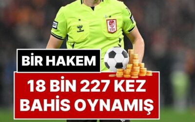 Bahisçi Hakemler Operasyonunda Detaylar: Bir Hakem 18 Bin 227 Kez Bahis Oynamış