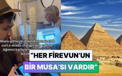 Mısır&apos;da Turistlere Yapılan Dolandırıcılıklar Konuşulurken Bir Genç Hazırladığı Sahte Kartla Müze Gezdi