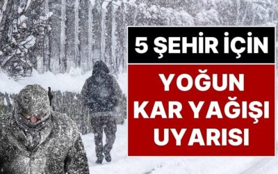2 Aralık Salı Hava Durumu: Kar Yağışı Türkiye’ye Geldi! Meteoroloji İki Bölge İçin Kar Yağışı Uyarısı Yaptı