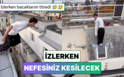 Emmanuel Nasshan İsimli Parkur Sporcusunun Fransa&apos;da Gerçekleştirdiği Gösteri Yürekleri Ağızlara Getirdi