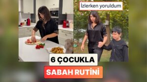 6 Çocuk Sahibi İçerik Üreticisi Özden Özdoğan “5 Çocuk ve 1 Ergenle&quot; Okul sabahı Rutinini Paylaştı