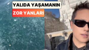 Yalıda Yaşayan Bir Genç &quot;Bizim de Dertlerimiz Var&quot; Diyerek Yaşadığı Problemi Paylaştı