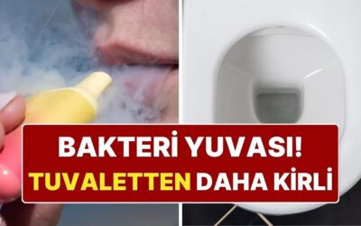 Resmen Bakteri Yuvasıymış! Elektronik Sigaralar Tuvaletten 3 Bin Kat Daha Kirli