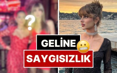 Elbise Kadıköy Pasajından mı? Kınaya Giden Nazlı Sabancı&apos;nın Gelinmiş Gibi Kırmızı Giymesi Göze Fena Battı!