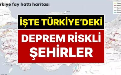 Deprem Konusunda 45 İl ve 110 İlçe Risk Altında! Türkiye’nin En Tehlikeli Fay Hatları