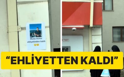 Arkadaşlarının Motor Ehliyeti Sınavından Kaldığını Broşürlerle Duyuran Kişiler Güldürdü