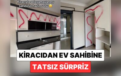 Ev Sahibi ile Anlaşmazlık Yaşayan Kiracı Evden Ayırılırken Tatsız Bir Sürpriz Yaptı