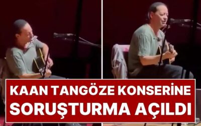 Duman Grubu Solisti Kaan Tangöze’nin Kahramanmaraş Sütçü İmam Üniversitesi’ndeki Konserine Soruşturma Açıldı