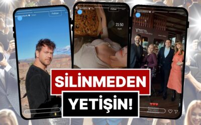 Silinmeden Yetişin: 23-29 Kasım&apos;da Ünlülerin Paylaştığı &quot;Kaçarsa Yazık Olur&quot; Temalı Instagram Hikayeleri!