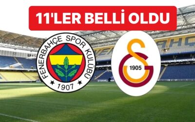 Fenerbahçe-Galatasaray Maçında İlk 11&apos;ler Belli Oldu
