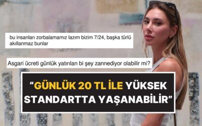 Asgari Ücretten Bi&apos; Haber Olan Şeyma Subaşı&apos;nın Ekonomi Tavsiyesi Sosyal Medyada Tepki Çekti