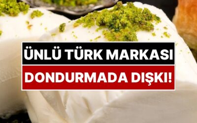 Ünlü Türk Markasında Skandal: Dondurmada Dışkıdan Bulaşan Bakteri Tespit Edildi