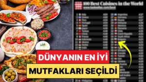 TasteAtlas Dünyanın En İyi 100 Mutfağını Seçti: Türkiye Yine İlk 10&apos;a Girdi!