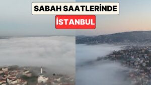 Fantastik Bir Film Sahnesi Gibi: Sisli Bir Güne Uyanan İstanbul&apos;un Sabah Saatlerinde Çekilen Görüntüsü