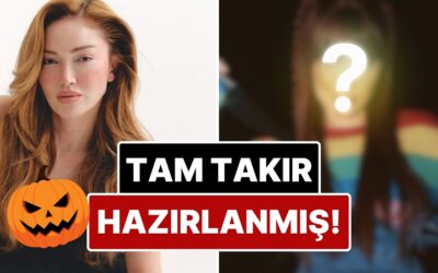 Cadılar Bayramı&apos;nda Chucky Kılığına Giren Danla Bilic Yine Kostüm ve Makyajıyla Farkını Ortaya Koydu!