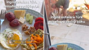 Avokado Yok mu? İngiltere&apos;de Eve Gelen Ustalara Türk Misafirperverliğini Gösteren Kadın