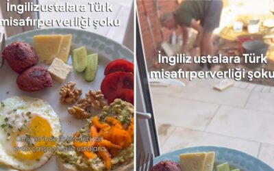 Avokado Yok mu? İngiltere&apos;de Eve Gelen Ustalara Türk Misafirperverliğini Gösteren Kadın
