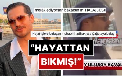 Çağatay Ulusoy&apos;un Cannes Dönüşü Havaalanında Muhabire Verdiği Yanıtlar &quot;Hayattan Bıkmış!&quot; Dedirtti