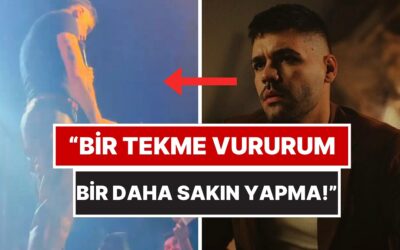 Emir Can İğrek Konserde Paçasını Çeken İzleyiciye Sert Tepki Gösterdi