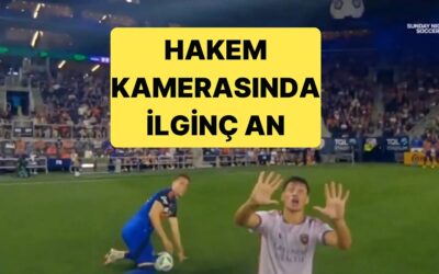 Futbolu Bilgisayar Oyununa Çeviren Hakem Kamerasında İlginç İtiraz Anı