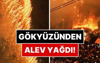 Gökten Alev Yağdı: Çin&apos;deki Drone Gösterisinde Çıkan Arıza Sonucunda Ortalık Yangın Yerine Döndü!