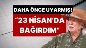 İstanbul&apos;daki Depremin Ardından Şener Üşümezsoy&apos;dan İlk Açıklama: 23 Nisan&apos;da Uyardığı Ortaya Çıktı!
