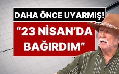 İstanbul&apos;daki Depremin Ardından Şener Üşümezsoy&apos;dan İlk Açıklama: 23 Nisan&apos;da Uyardığı Ortaya Çıktı!
