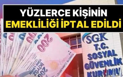 SGK&apos;dan Emeklilik İncelemesi: Yüzlerce Kişinin Emekliliği İptal Oldu! Ödenen Maaşlar Geri Alınacak
