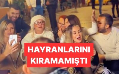 Güllü&apos;nün İzmirli Hayranlarıyla Sokak Ortasında Verdiği Mini Konser Tekrar Hatırlandı