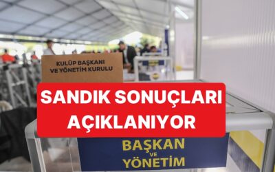 Fenerbahçe Olağanüstü Kongresinde İlk Sandık Sonuçları Belli Oldu