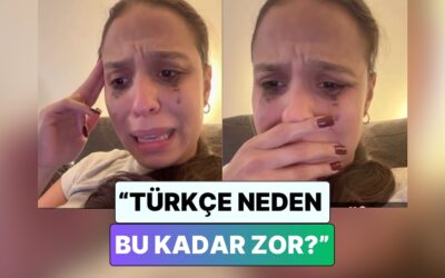 Türkçe Öğrenmeye Çalışan Kadın Bir Kelimeyi Telaffuz Etmekte Zorlanınca Hüngür Hüngür Ağladı