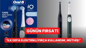 Günün Fırsatı: Ağız Bakımında Yeni Nesil Teknolojiye Sahip Oral-B iO 2 Şarjlı Diş Fırçası Seti İndirimde!