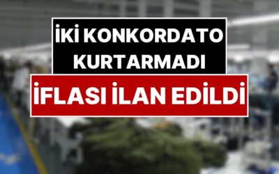 İki Konkordato Kurtarmadı! Borç Batağındaki Bursa’nın Tekstil Devi Resmen İflas Etti