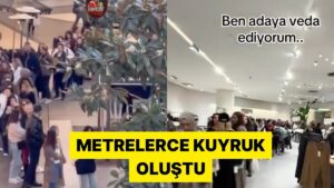 AVM&apos;lerdeki Black Friday Kuyrukları Böyle Görüntülendi