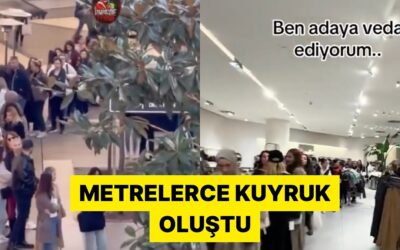 AVM&apos;lerdeki Black Friday Kuyrukları Böyle Görüntülendi