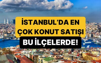 İstanbul&apos;da En Fazla Konut Satışının Yapıldığı İlçeler Belli Oldu!