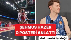 EuroBasket&apos;te Porzingis&apos;in Üstünden Smaç Vuran Şehmus Hazer O Anları Anlattı