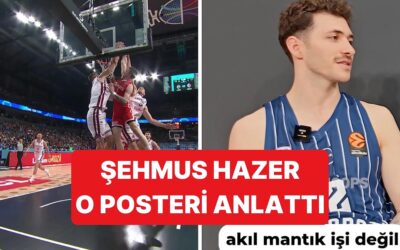 EuroBasket&apos;te Porzingis&apos;in Üstünden Smaç Vuran Şehmus Hazer O Anları Anlattı