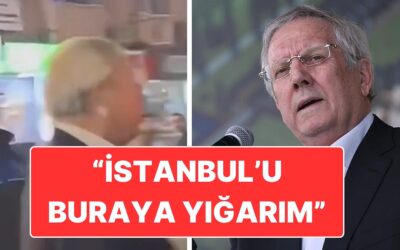 Aziz Yıldırım Trafikte Belediye Aracının Sürücüsü ile Tartıştı: &quot;İstanbul’u Yığarım Buraya&quot;