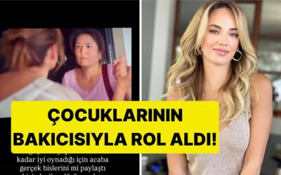 Seda Bakan, Gelin Takımı 2&apos;de Kızlarının Bakıcısıyla Beraber Rol Aldı!