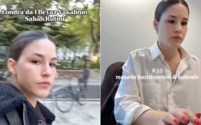 Londra&apos;da Çalışan Bir Beyaz Yakalı Sıradan Bir Sabah Rutinini Paylaştı