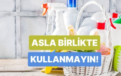 Uzmanlar Uyarıyor! Asla Karıştırılmaması Gereken Temizlik Malzemeleri
