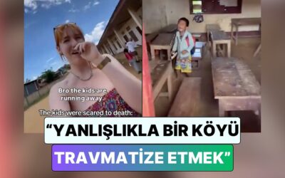 Laos&apos;a Giden Bir Kadın İlk Kez Beyaz Tenli Biriyle Karşılaşan Çocukların Panikle Kaçıştığı Anları Paylaştı