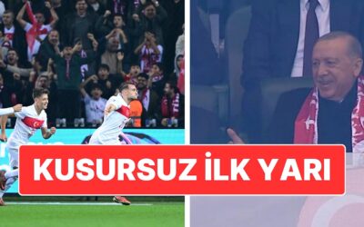 Cumhurbaşkanı Erdoğan da Takip Etti: Milliler Gürcistan’ı İlk Yarıda Dağıttı