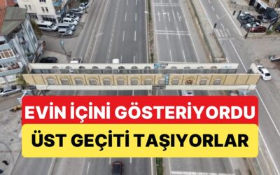 Üst Geçitten Evinin Göründüğünü İddia Eden Vatandaş Geçiti Taşıtıyor